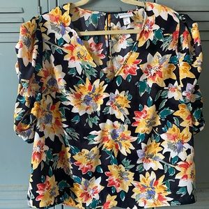 Floral Plus Top